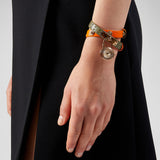  Shop Authentic Versace Medusa Lock Icon Quartz Beige Dial Green Leather Strap Watch for Women - VEDW00519 - Luxxuri