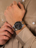  Shop Authentic Maserati SFIDA Chronograph Black Dial Two Tone Steel Strap Watch For Men - R8873640002 - Luxxuri