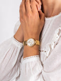  Shop Authentic Guess Muse Crystals White Dial Rose Gold Steel Strap Watch For Women - W1008L2 - Luxxuri