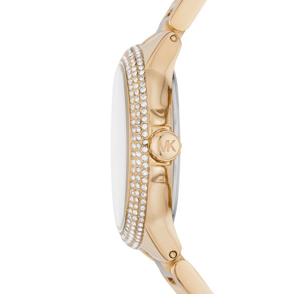  Shop Authentic Michael Kors Mini Camille Chronograph White Dial Rose Gold Steel Strap Watch For Women - MK6844 - Luxxuri