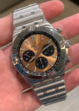  Shop Authentic Breitling Chronomat B01 42 Brown Dial Silver Steel Strap Watch for Men - AB0134101K1A1 - Luxxuri