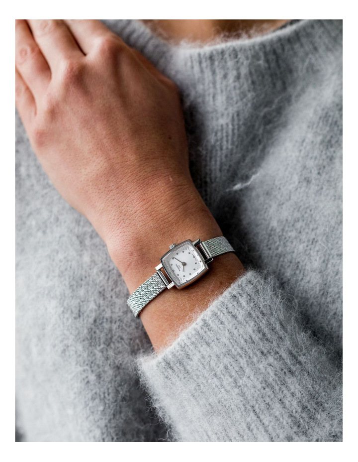  Shop Authentic Tissot Lovely Square Silver Dial Silver Mesh Bracelet Watch For Women - T058.109.11.036.00 - Luxxuri
