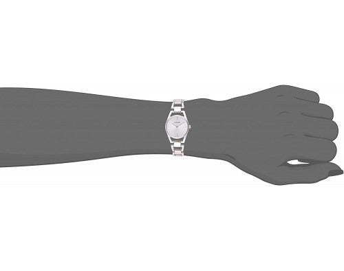  Shop Authentic Calvin Klein Dainty Silver Dial Silver Steel Strap Watch for Women - K7L23146 - Luxxuri
