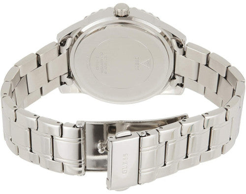  Shop Authentic Guess Sparkler Diamonds Silver Dial Silver Steel Strap Watch for Women - GW0111L1 - Luxxuri