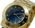  Shop Authentic Marc Jacobs Amy Blue Dial Gold Steel Strap Watch for Women - MBM3166 - Luxxuri