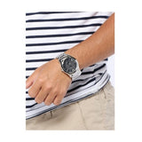  Shop Authentic Emporio Armani Valente Quartz Black Dial Silver Steel Strap Watch For Men - AR11086 - Luxxuri