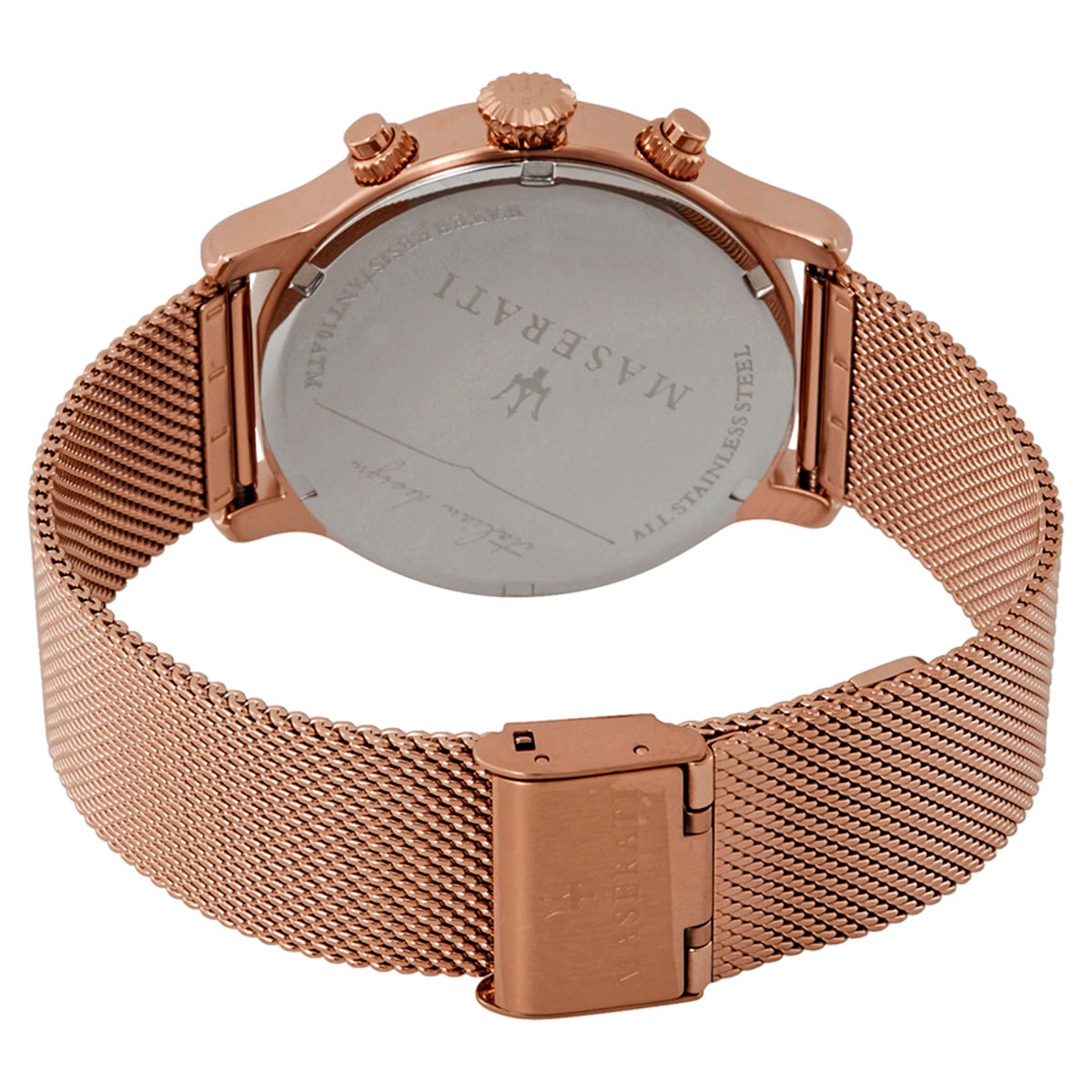  Shop Authentic Maserati Epoca Black Dial Gold Mesh Bracelet Watch For Men - R8873618005 - Luxxuri