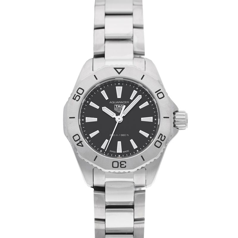 Shop Authentic Tag Heuer Aquaracer Professional 200 Quartz Black Dial Silver Steel Strap Watch for Women - WBP1410.BA0622 - Luxxuri