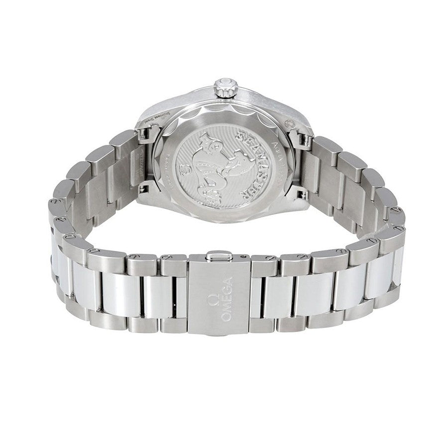 Shop Authentic Omega Seamaster Aqua Terra Quartz Diamond Silver Dial Silver Steel Strap Watch for Women - 220.10.28.60.54.001 - Luxxuri