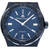  Shop Authentic Maurice Lacroix Automatic PVD Limited Edition Blue Dial Blue Silicon Strap Watch For Men - AI6007-PVC00-430-4 - Luxxuri