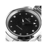  Shop Authentic Omega Seamaster Aqua Terra Quartz Diamond Black Dial Silver Steel Strap Watch for Women - 220.10.28.60.51.001 - Luxxuri