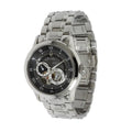  Shop Authentic Bulova BVA Dual Aperture Black Dial Silver Steel Strap Watch for Men - 96A119 - Luxxuri