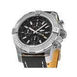  Shop Authentic Breitling Avenger Chronograph 45mm Black Dial Black Leather Strap Watch for Men - A13317101B1X1 - Luxxuri