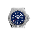  Shop Authentic Breitling Avenger Automatic GMT 45 Blue Dial Silver Steel Strap Watch for Men - A32395101C1A1 - Luxxuri