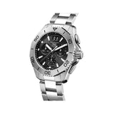  Shop Authentic Tag Heuer Aquaracer Professional 200 Date Black Dial Silver Steel Strap Watch for Men - CBP1110.BA0627 - Luxxuri