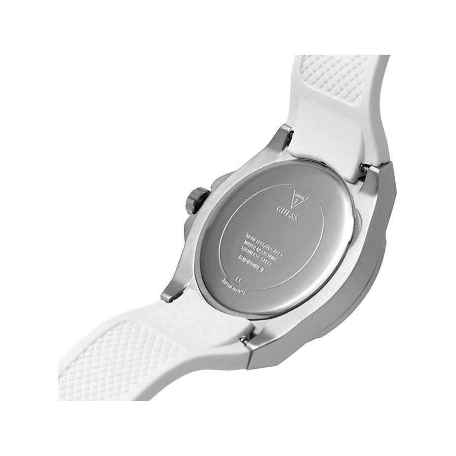  Shop Authentic Guess Venus Diamonds White Dial White Rubber Strap Watch for Women - GW0118L3 - Luxxuri