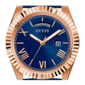  Shop Authentic Guess Connoisseur Blue Dial Blue Silicone Strap Watch For Men - GW0335G2 - Luxxuri