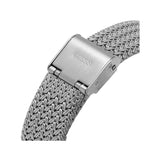  Shop Authentic Guess Soiree Diamonds Silver Dial Silver Mesh Bracelet Watch for Women - GW0402L1 - Luxxuri