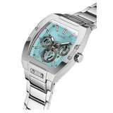  Shop Authentic Guess Phoenix Multi Function Aqua Blue Dial Silver Steel Strap Watch for Men - GW0456G4 - Luxxuri