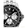  Shop Authentic Guess Odyssey Black Dial Silver Steel Strap Watch For Men - W1107G1 - Luxxuri