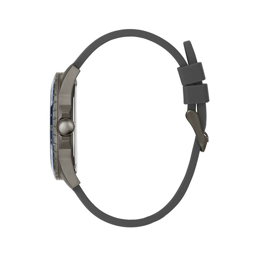  Shop Authentic Guess Odyssey Blue Dial Grey Rubber Strap Watch For Men - W1108G6 - Luxxuri