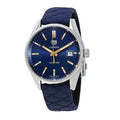  Shop Authentic Tag Heuer Carrera Quartz Blue Dial Blue Calfskin Leather Strap Watch for Women - WAR1112.FC6391 - Luxxuri