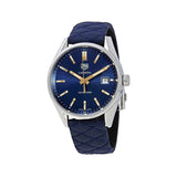  Shop Authentic Tag Heuer Carrera Blue Dial Watch for Women - WAR1112.FC6391 - Luxxuri
