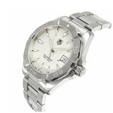 Shop Authentic Tag Heuer Aquaracer Quartz White Dial Silver Steel Strap Watch for Men - WAY1111.BA0928 - Luxxuri