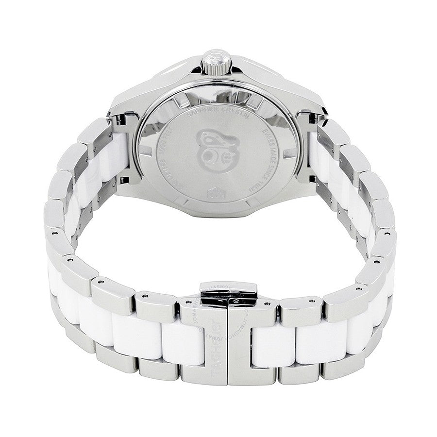  Shop Authentic Tag Heuer Aquaracer Diamonds White Dial Two Tone Steel Strap Watch for Women - WAY131F.BA0914 - Luxxuri