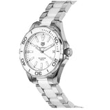  Shop Authentic Tag Heuer Aquaracer Quartz White Dial Two Tone Steel Strap Watch Women - WAY131B.BA0914 - Luxxuri
