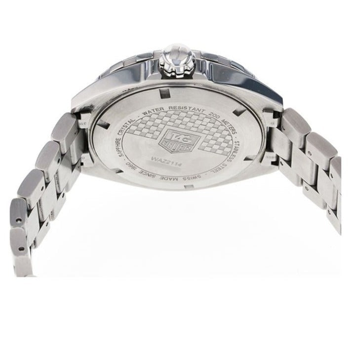 Tag Heuer Formula 1 Calibre 5 Automatic White Dial Silver Steel Strap Watch for Men - WAZ2114.BA0875