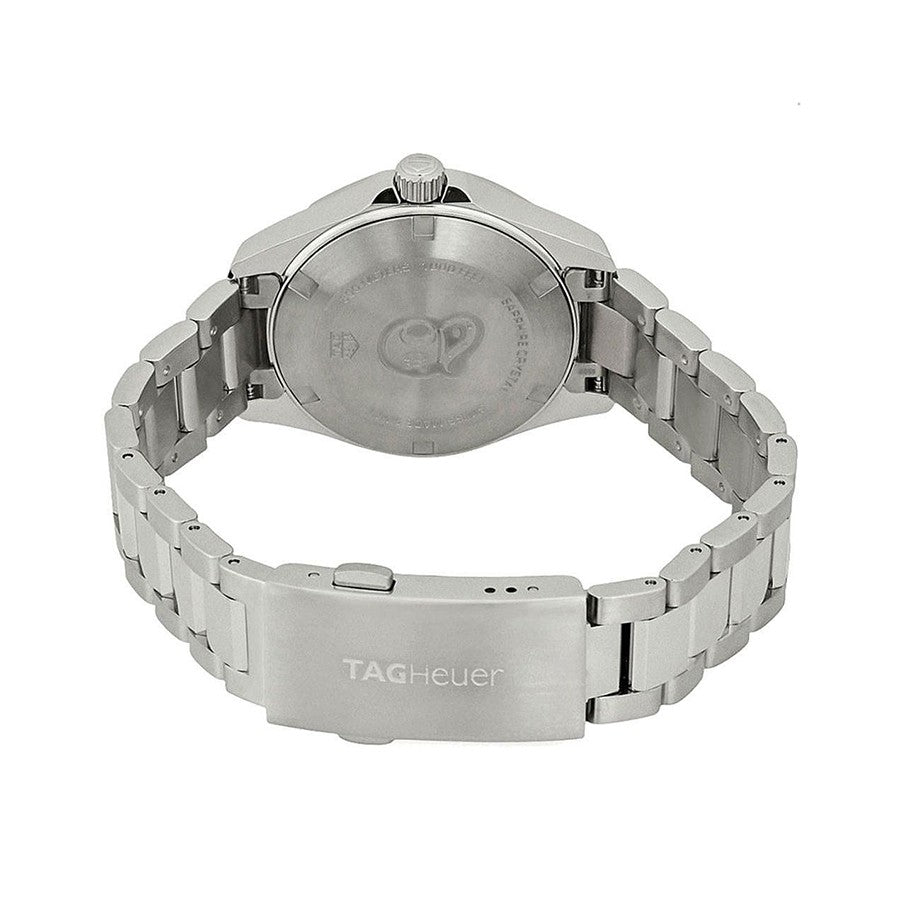 Tag Heuer Aquaracer Diamonds Mother of Pearl Dial Silver Steel Strap Watch for Women - WBD131B.BA0748