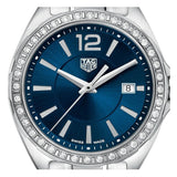  Shop Authentic Tag Heuer Formula 1 Diamonds Blue Dial Silver Steel Strap Watch for Women - WBJ1416.BA0664 - Luxxuri
