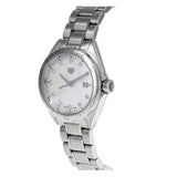  Shop Authentic Tag Heuer Formula 1 Diamonds Mother Of Pearl White Dial Silver Steel Strap Watch for Women - WBJ1419.BA0664 - Luxxuri